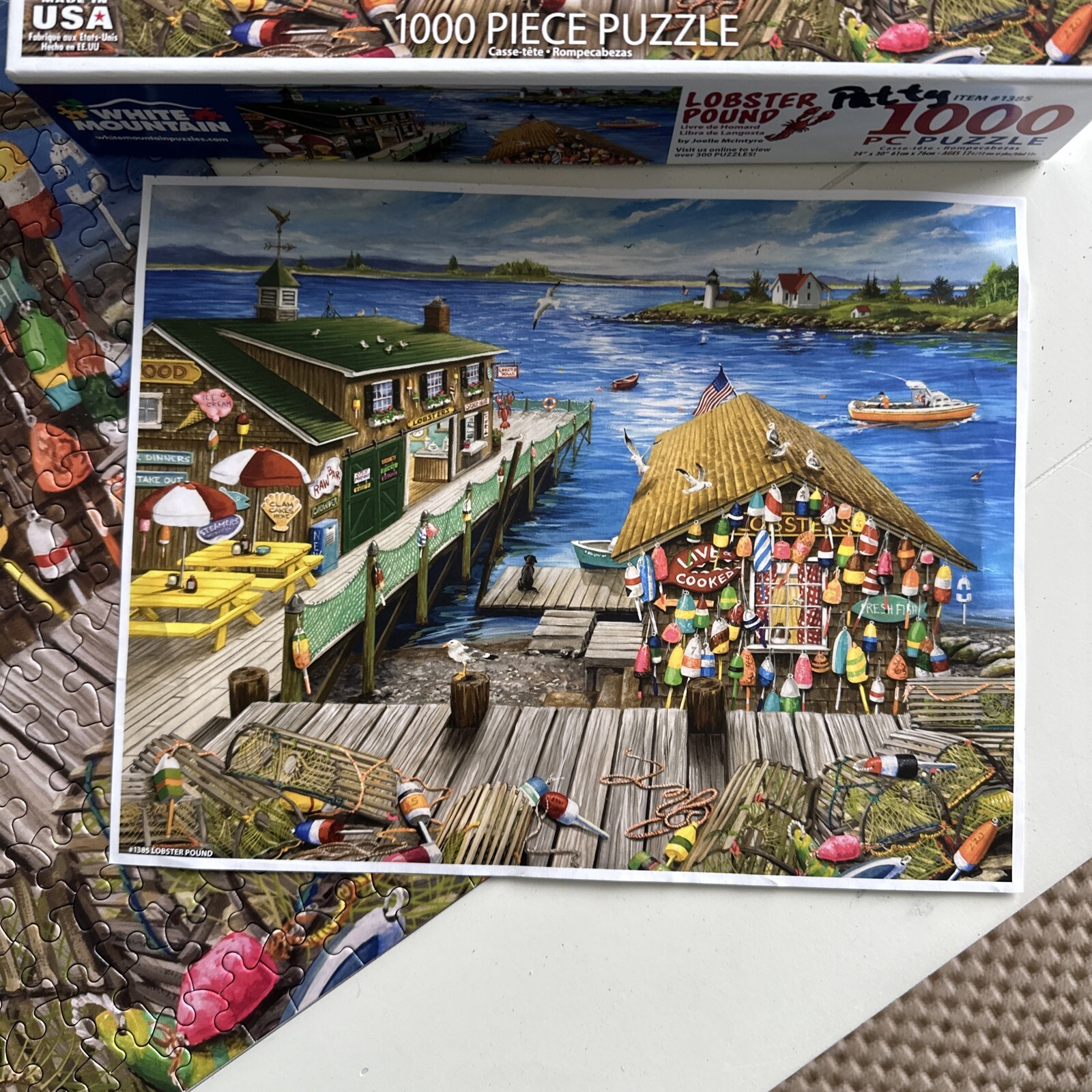 White Mountain Puzzles Weihnachtsmorgen - 1000 Teile Puzzle Für Erwachsene