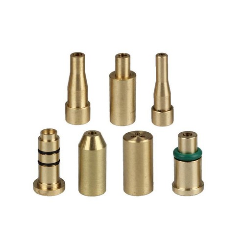Due adattatori gas in ottone riutilizzabili per accendini Dunhill Dress/Rollagas - Foto 8 di 20