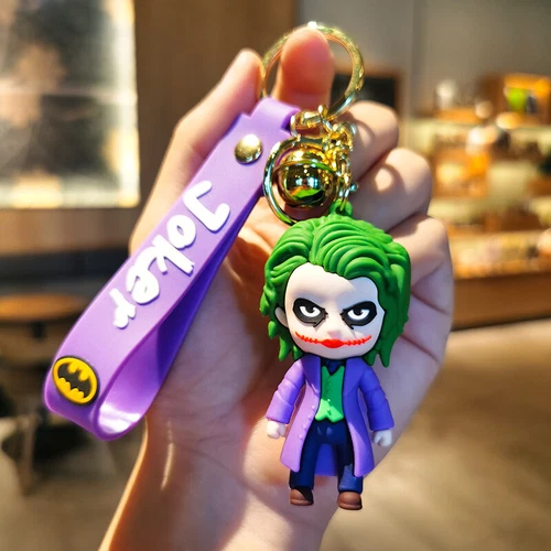 JOKER Keyring Keychain Bag Pendant Charm Birthdays Novelty Gift Parties Kids NEW - Picture 7 of 11