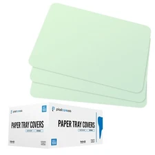 Green Paper Dental Tray Covers for Size "B" Trays 8.25 "x 12.25", (Case of 1000)