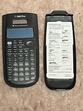 Texas Instruments LOT TI-36X Pro TI-3 OX IIS Scientific Calculators Solar Math