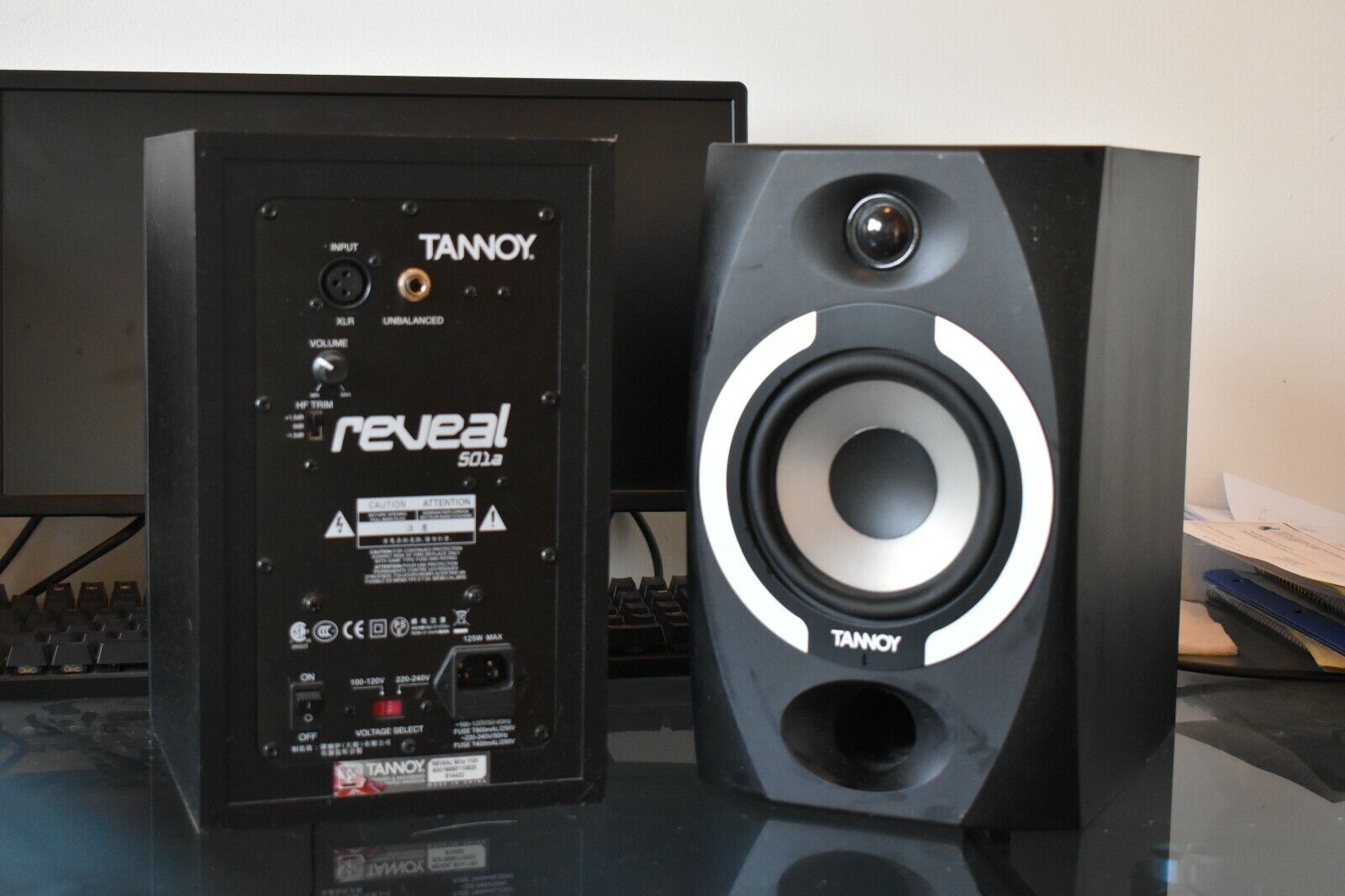 Tannoy Reveal 501a Powered Studio Monitor Speakers - Pair in Great  Condition | eBay