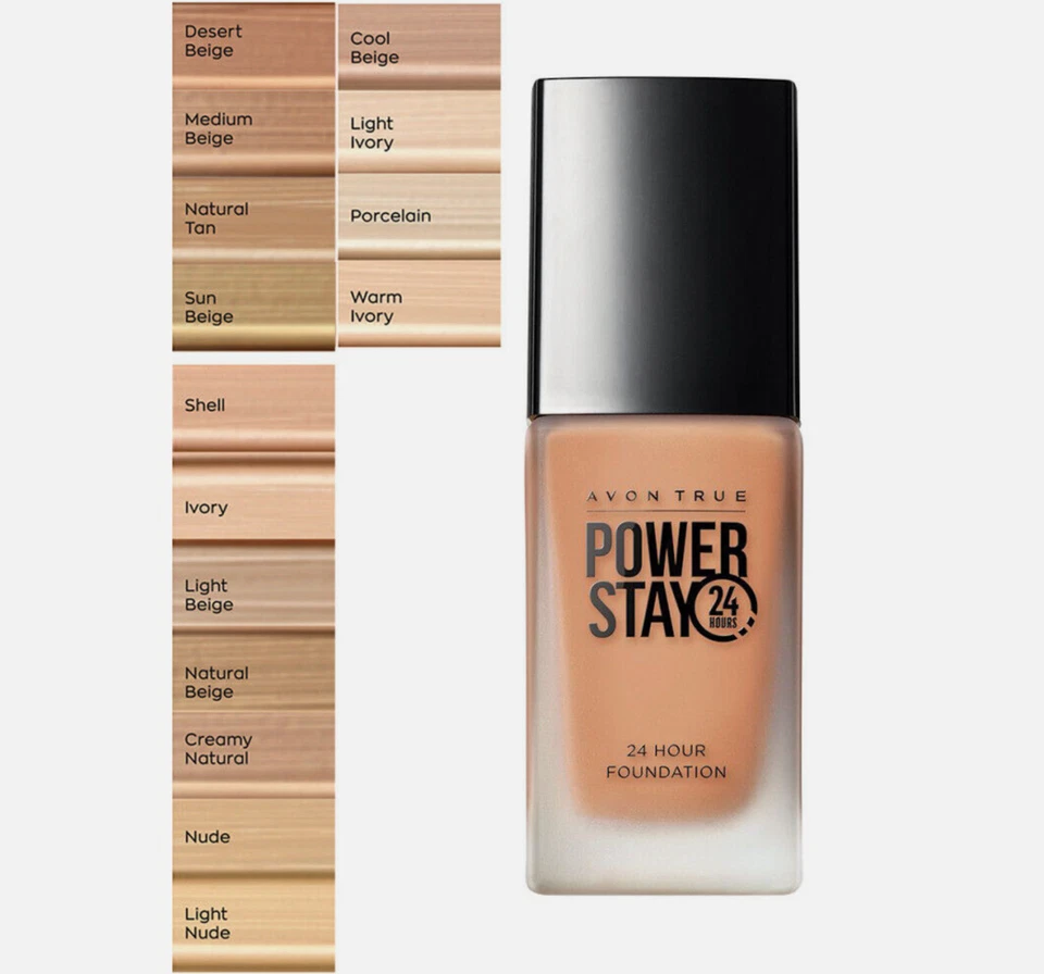 Avon True Power Stay 24 Hour Foundation SPF10 30 ml -Various Shades Available- - Image 4 of 4