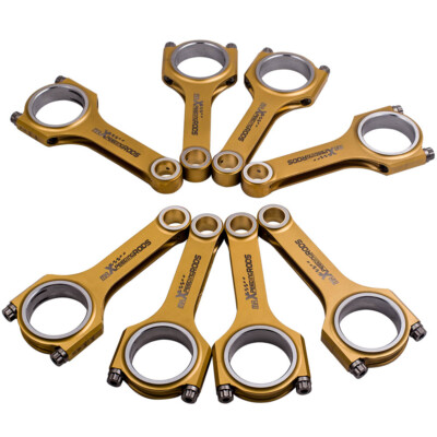 8x Racing 4340 EN24 Connecting Rods for Toyota Lexus RC-F 2UR-GSE 5.0L Engine