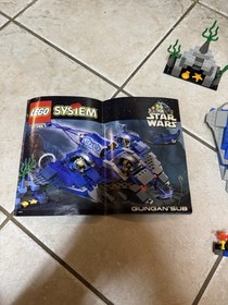 LEGO Star Wars 7161 Gungan Sub Box & Manual Incomplete. Read Please.