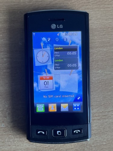 LG GM360 Viewty Snap Mobile Phone Black, Unlocked - Picture 3 of 8