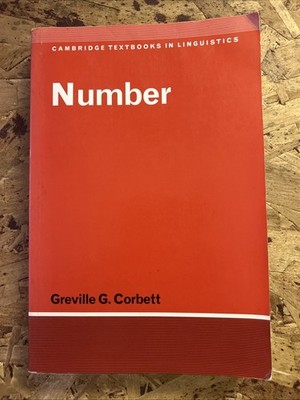 Number by Greville G. Corbett (English) Paperback Book