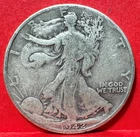 1942  WALKING LIBERTY HALF-DOLLAR (50¢) SILVER COIN / 90% SILVER  (004)