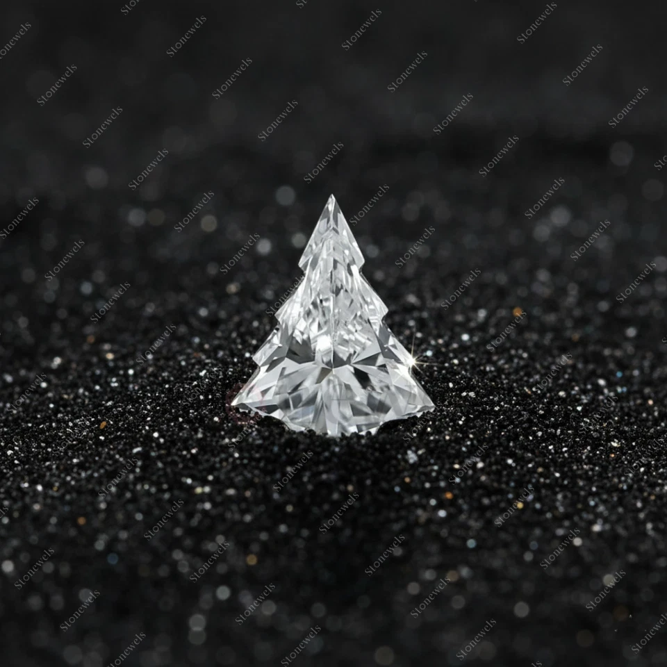 Christmas Tree Lab Grown Diamond Fancy Cut IGI Certified VVS-VS DEF CVD HPHT 1ct - Image 2 of 4