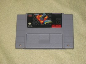Captain America & Death of Superman for SNES .Authentic. Clean/Tested Nintendo.