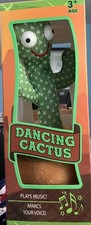 Dancing Cactus Interactive Toy- New in box, Mimics voice, Plays Music - Ages 3 