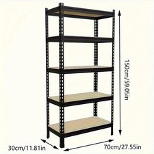 Storage Shelving Unit Garage Storage Rack 5-Tier Adjustable 2000 lbs Load