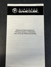 Nintendo GameCube Precautions Booklet PM-DOL-USA-1