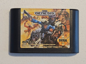 Authentic Sunset Riders w/Case No Manual (Sega Genesis, 1992)