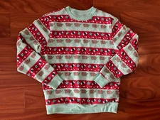 Pusheen Christmas Candy Sweatshirt Holiday Pullover Crewneck Kawaii Cat Winter