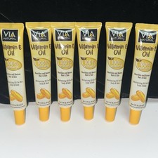 NEW-PACK OF 6--Via Natural VITAMIN E OIL- Ultra Care Oil 1.5oz each