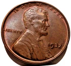 1932 P UNC Lincoln Wheat Cent Choice Uncirculated BRN Nice penny Toned