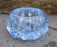Glossy, Powder Blue Paden City Glass Open Salt Dip, Cellar, Dish!