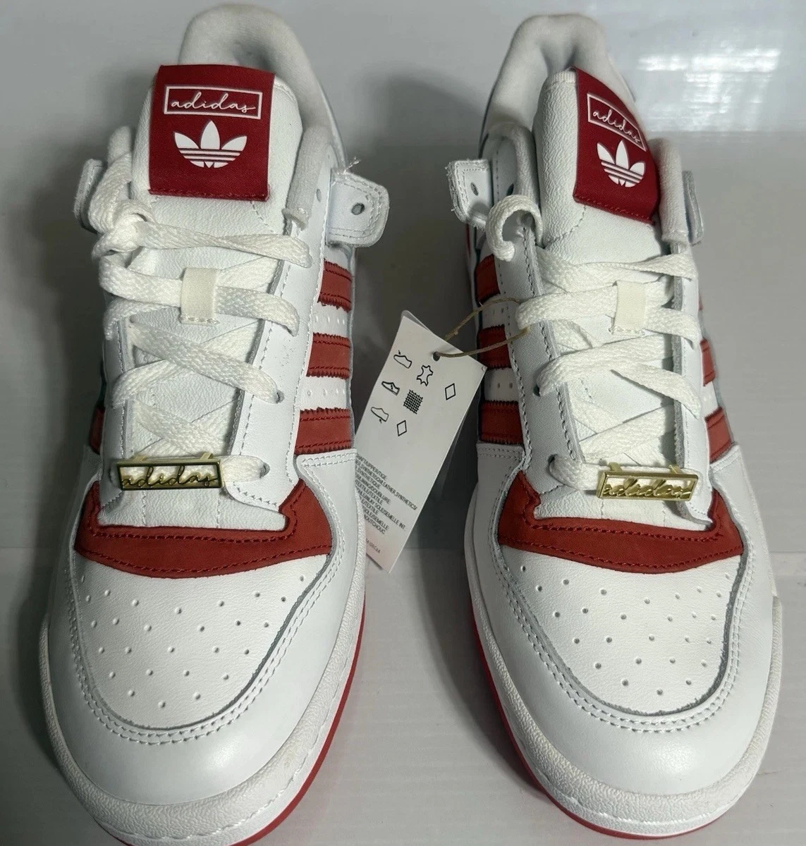 Preços baixos em adidas Forum Classic Low White Scarlet