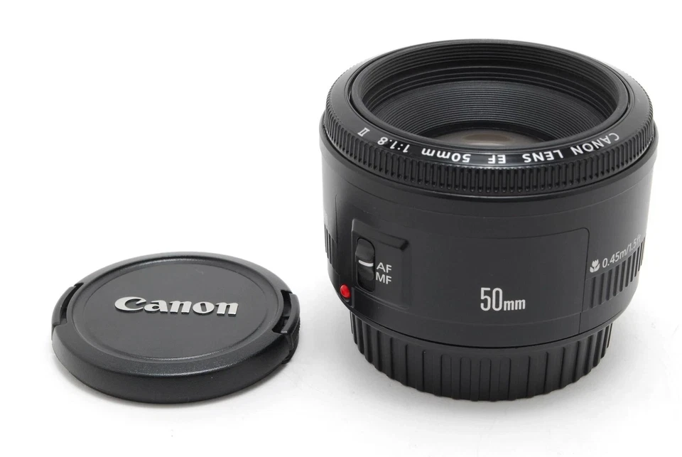 [EXCELENTE COMO NUEVO] Lente principal estándar Canon EF 50 mm F1,8 II para montaje EF de JAPÓN Foto 4 de 4