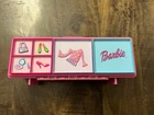 Vtg Mattel Barbie Petite Accessory Case 2002 Pink  9" Small Case Tara Doll Toy