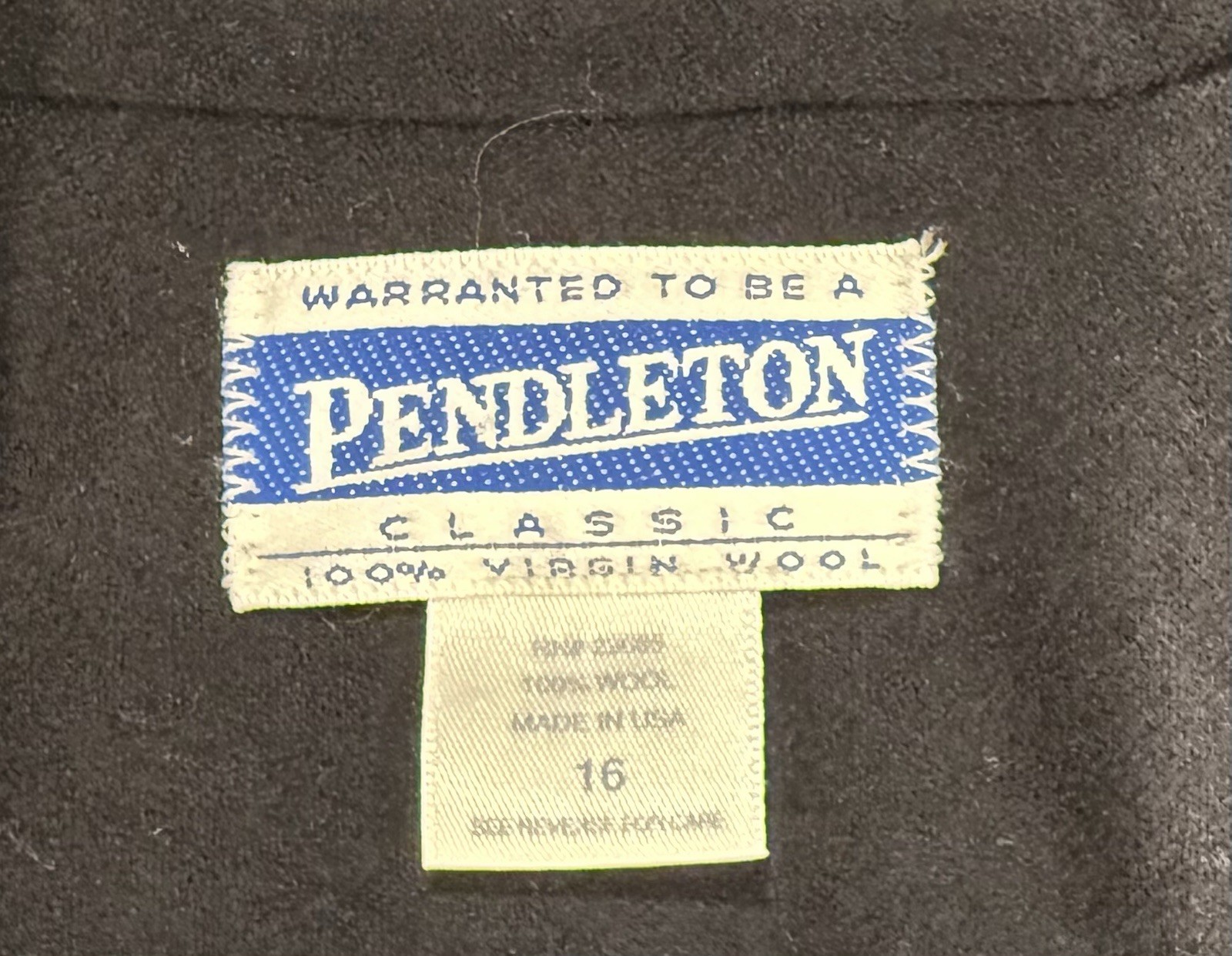 Pendleton Virgin Wool Gold Buttons University Cla… - image 2