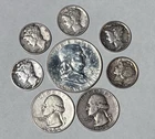 90% CULL Constitutional Silver  Franklin Half Dollar Mercury Dimes Washington