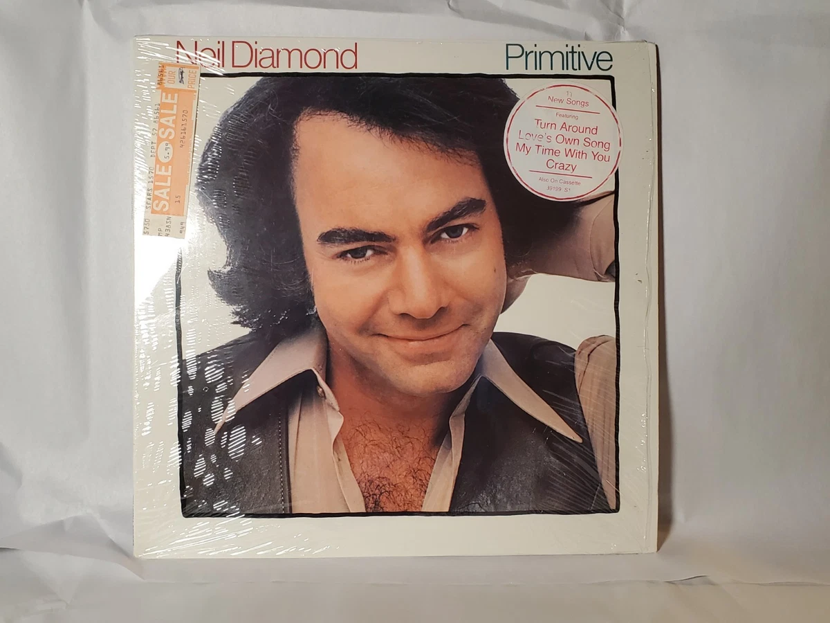Neil Diamond Primitive (1984) Album Vinyl LP QC 39199 in