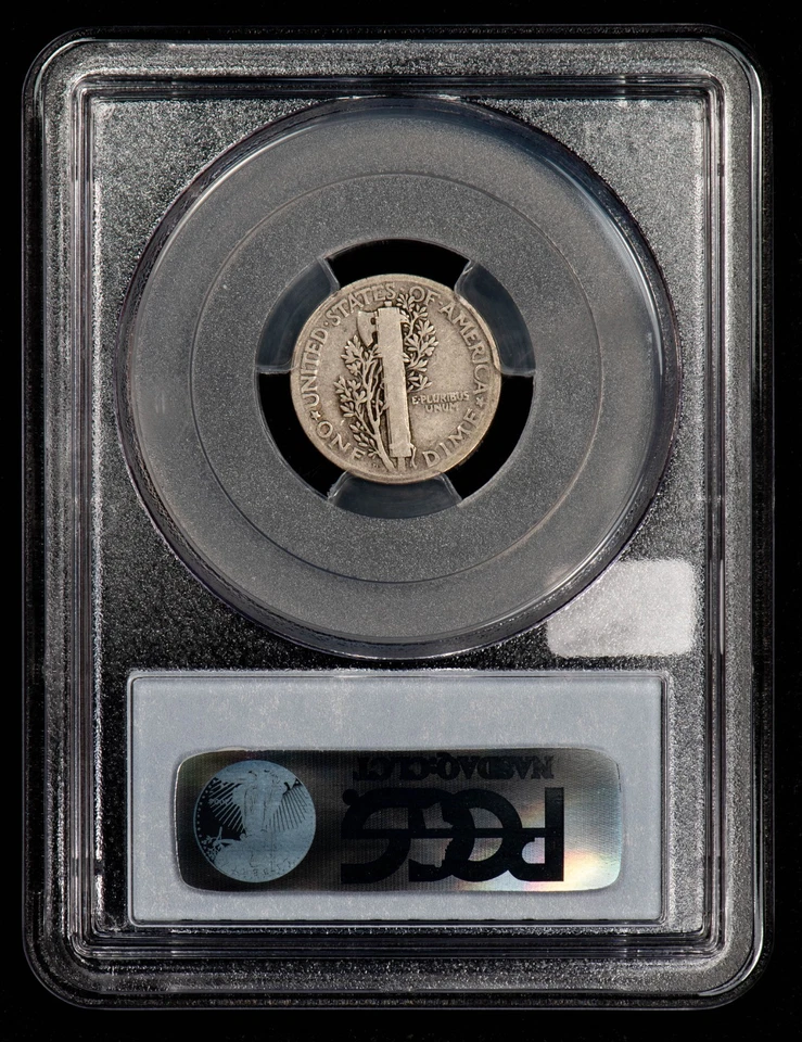 1921-D 10c Silver Mercury Dime - Original Key Date Coin - PCGS VG 8 - SKU-B5145 - Image 2 of 4