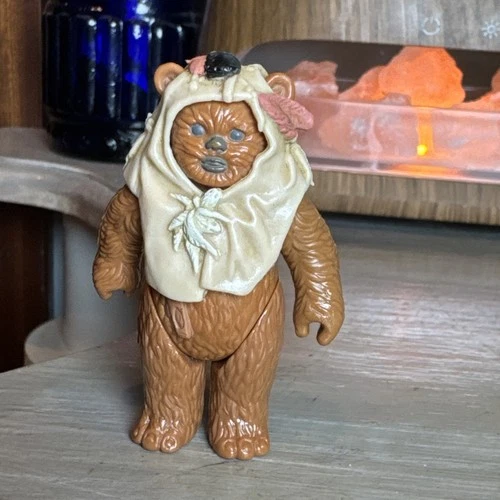 Vintage 1984 Kenner Star Wars Paploo Ewok ROTJ Last 17 Figure w/Hood Figure ONLY