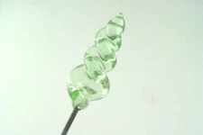 GORGEOUS GREEN VENETIAN GLASS HATPIN HP-207