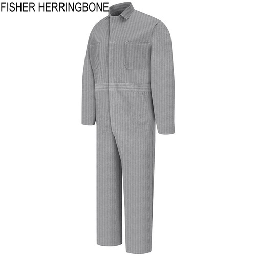 NEW Red Kap Men's Snap Front Cotton Work Coveralls - 5 colors - CC14 Uniform - Picture 6 of 16