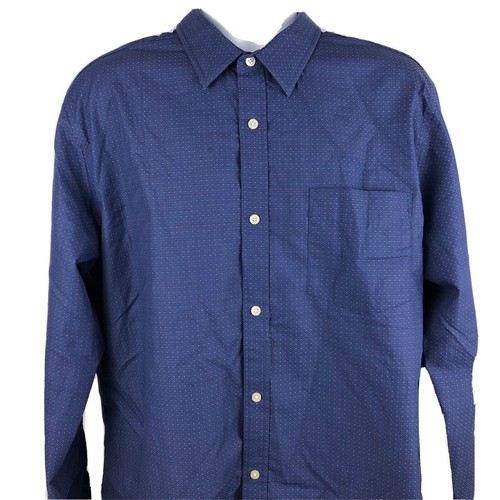 Banana Republic Men’s Non Iron Slim Fit Button Up Shirt XXL Textured Dot Pattern - Picture 5 of 8