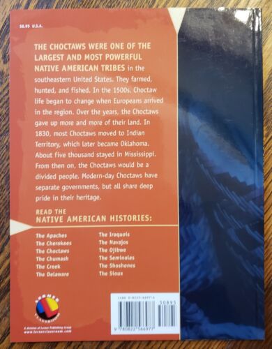 THE CHOCTAWS (NATIVE AMERICAN HISTORIES) Liz Sonneborn, NEW **Mint Condition** - Imagen 2 de 12