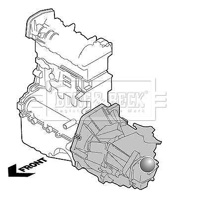 Montaggio motore Borg & Beck originale adatto per Jeep Cherokee 9301 LH BEM3681 - Foto 1 di 5