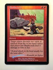 ✨ Skullscorch FOIL ✨ Torment - MTG Magic - Vintage Red Rare - NM-