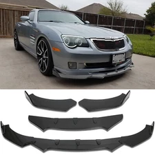 For 2004-2008 Chrysler Crossfire 3PCS Front Bumper Lip Splitter Spoiler Body Kit