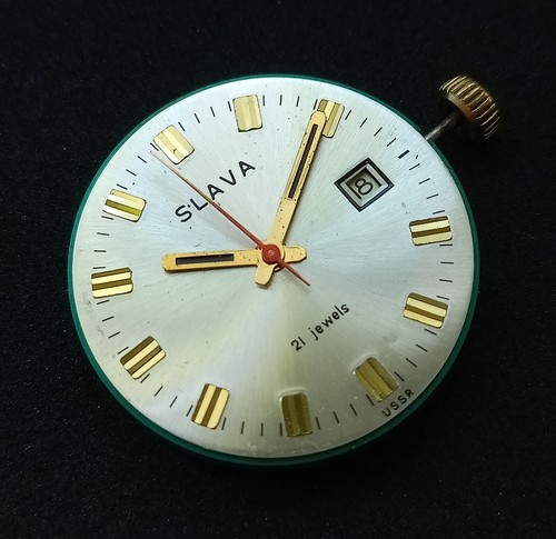 Watch Mechanisms Watchs Parts Slava 21 jewels - Picture 2 of 6