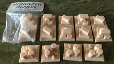 Monolith Design CARGO SCATTER TERRAIN x9   Oil Drums and Boxes