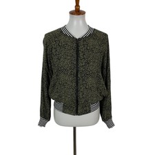 Saltwater Luxe Women’s Bomber Zip Up Jacket Small