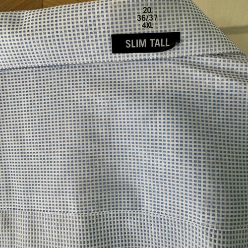 Calvin Klein Infinite Wrinkle Free Slim Tall Stretch Dress Shirt 4XL - Picture 10 of 11
