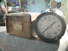 ASHCROFT DURAGAUGE 4-1/2" PRESSURE GAUGE 1NA36250-004 0-100PSI NIB