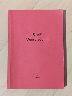 Liber Vampirorum * Christian von Aster * Midas Publishing * Erstausgabe 2003