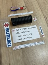 SUZUKI T250 TC305 T305 T350 GT250 NOS RIGHT SIDE FOOTREST RUBBER MADE IN JAPAN