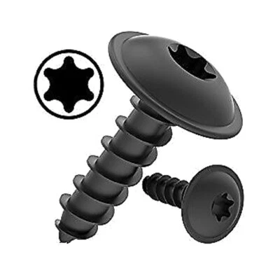 WEO Torx Black Self-Tapping Screws Flange Pan Head Panel/Body Screws TORX