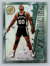 1995-96 Topps Stadium Club Power Zone Insert #PZ8 David Robinson HOF Spurs