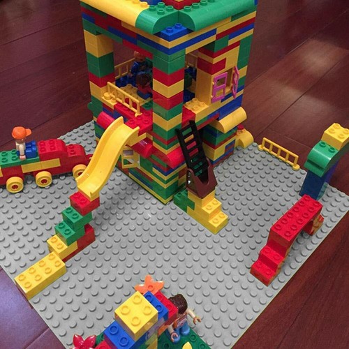 4 Pc Gray 10"x10" building Baseplate 32x32 Base Plates Compatible Classic Bricks - Picture 5 of 7