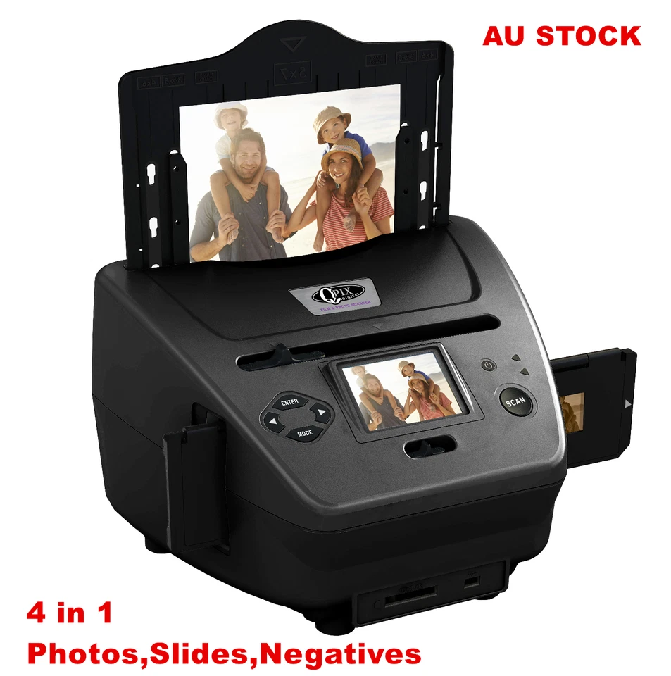 10/22 MP QPIX 4 in 1 FILM/SLIDE/PHOTO/NAME CARD SCANNER WITH 4G SD CARD - Image 2 of 4