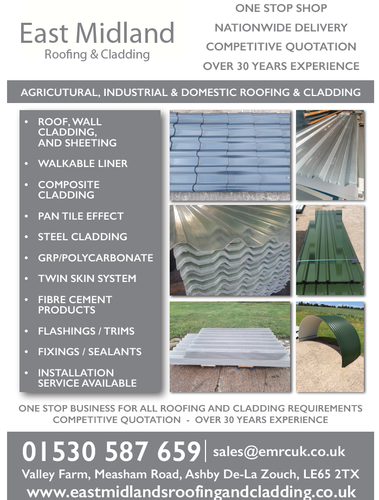 box profile garage roof