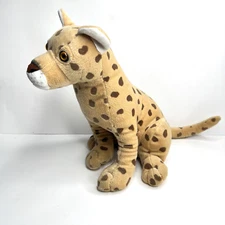 Leopard Cheetah Jaguar Plush Stuffins Vintage Stuffed Animal Wild Cat 14"